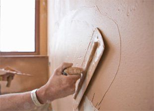 plastering