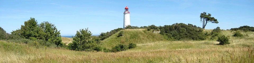 Insel Hiddensee Leuchtturm auf dem Dornbusch