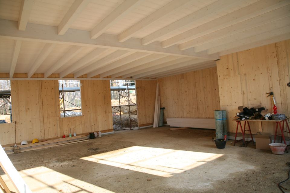 copertura abitazione in legno