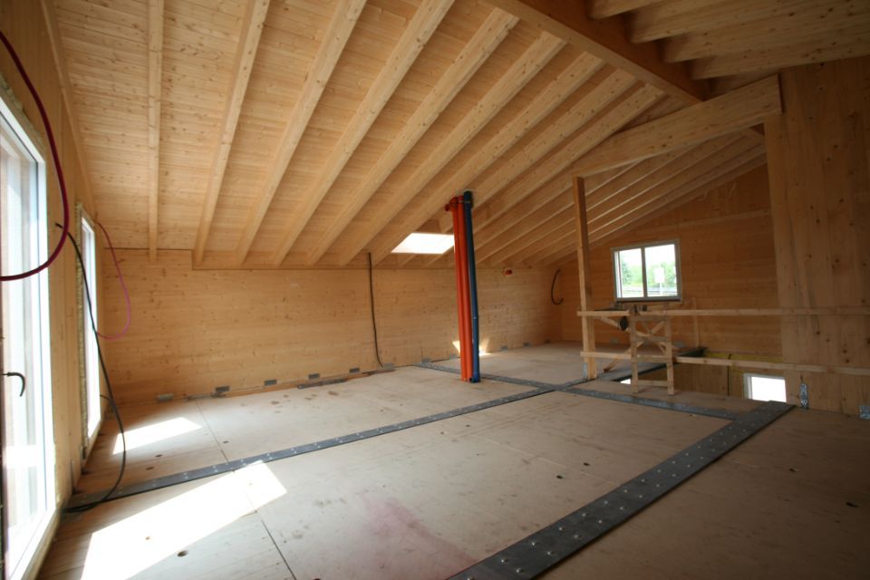 intelaiatura del tetto in legno