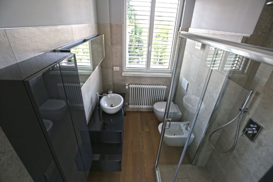 interno cucina con parquet