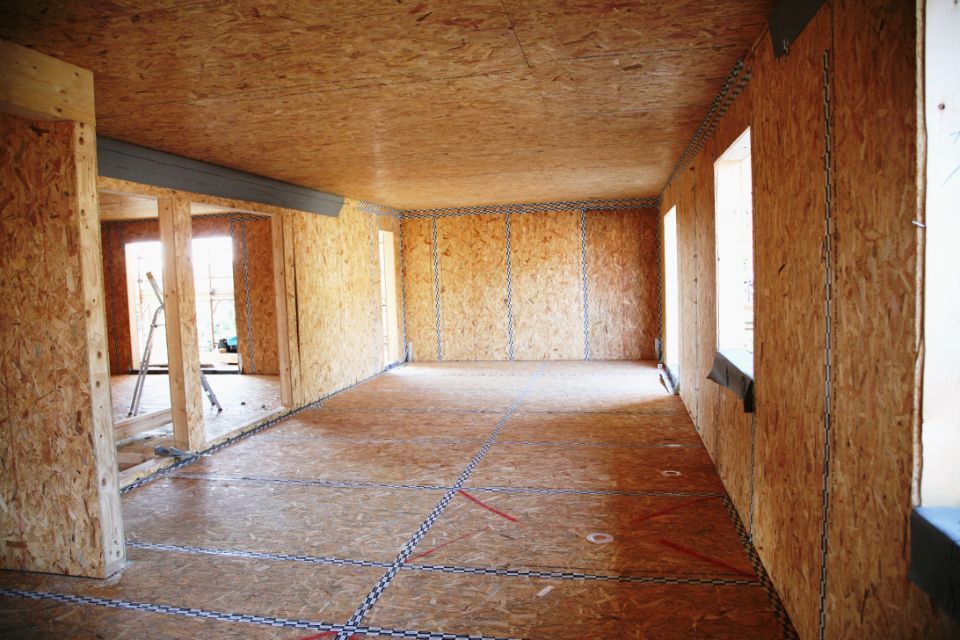struttura sopraelevata abitazione in legno