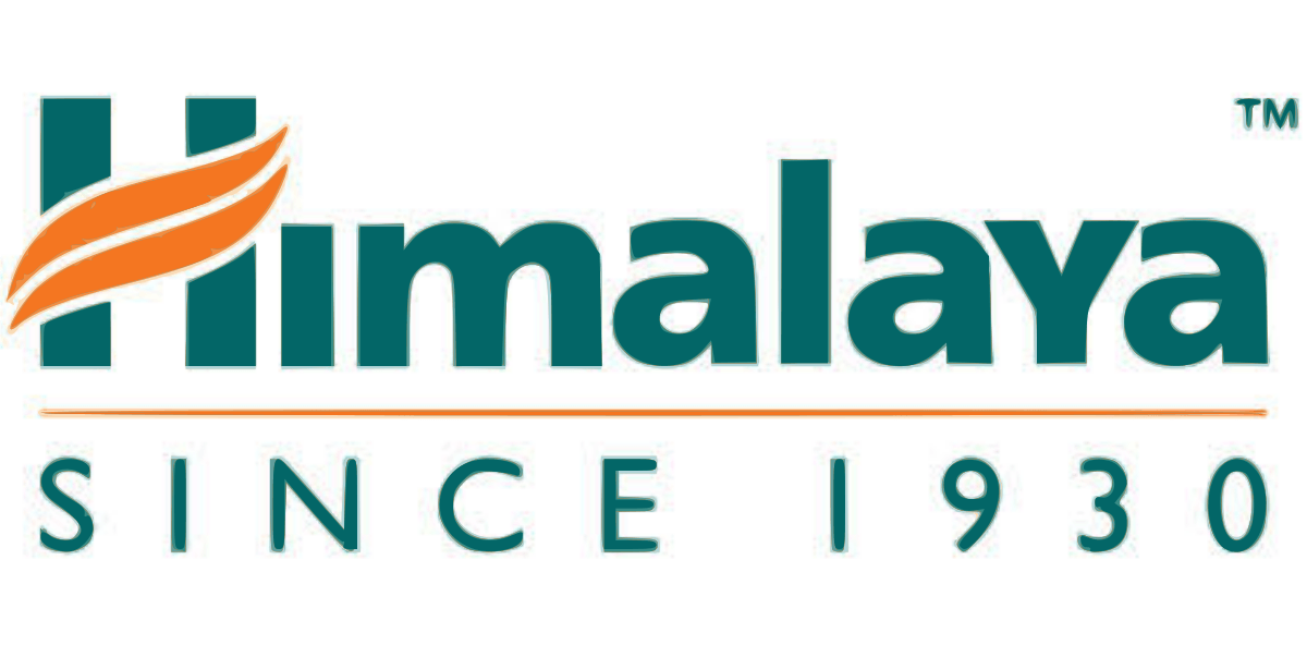 Himalaya logo in teal and orange with “Since 1930” text