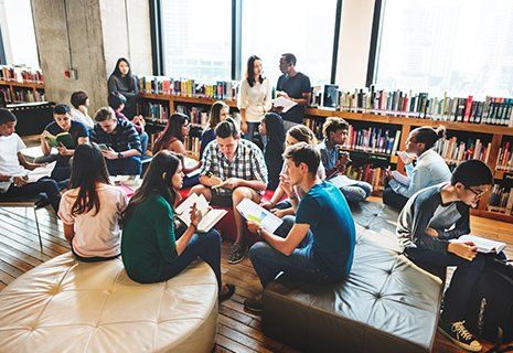 Schools & Colleges — Students on a Library in Glenolden, PA Schools & Colleges — Students on a Library in Glenolden, PA