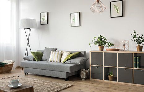 Pest Solutions — Clean Living Room with Sofa in Glenolden, PA Pest Solutions — Clean Living Room with Sofa in Glenolden, PA