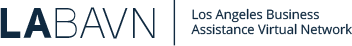 The logo for labavn los angeles business assistance virtual network