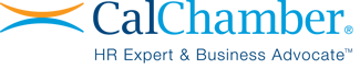 A logo for calchamber hr expert & business advocate