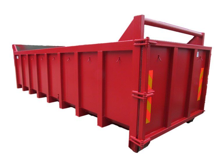 25 Cubic yard container sealed door
