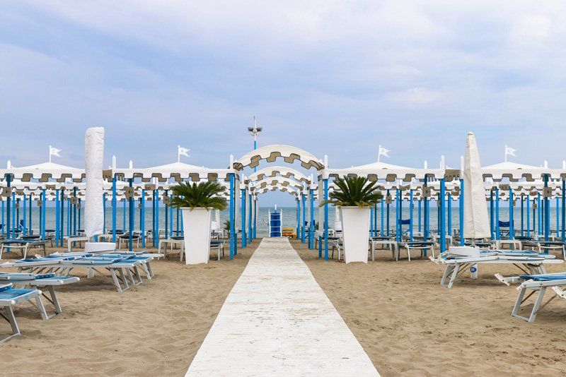 pulizia lido