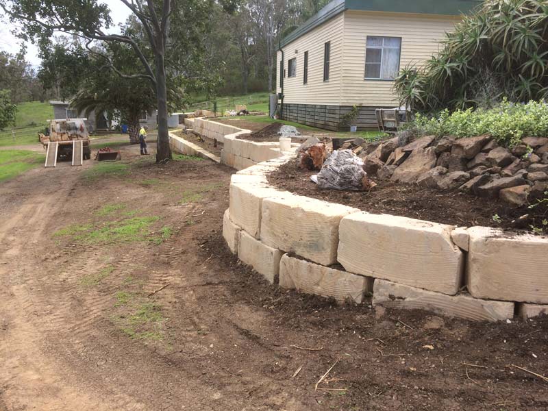 highfields retaining walls