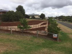 large retaining walls in highfields