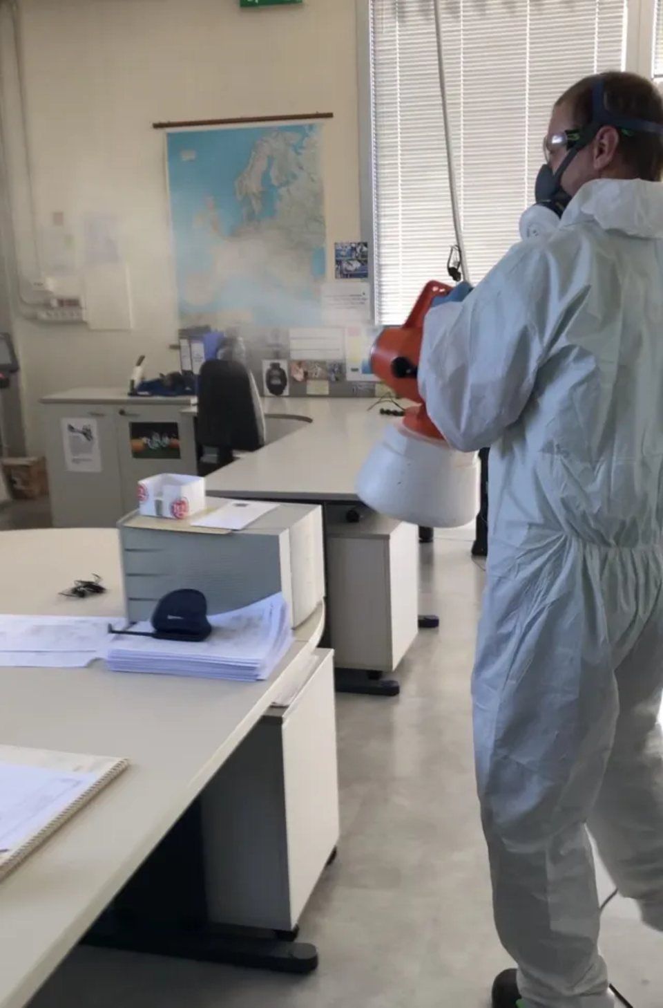 Sanificazione ufficio