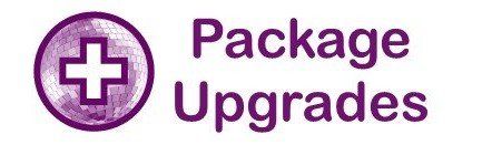 Money saving party upgrades Package Upgrades