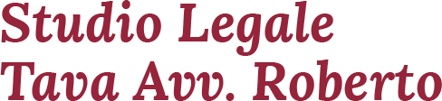 STUDIO LEGALE TAVA AVV. ROBERTO - LOGO