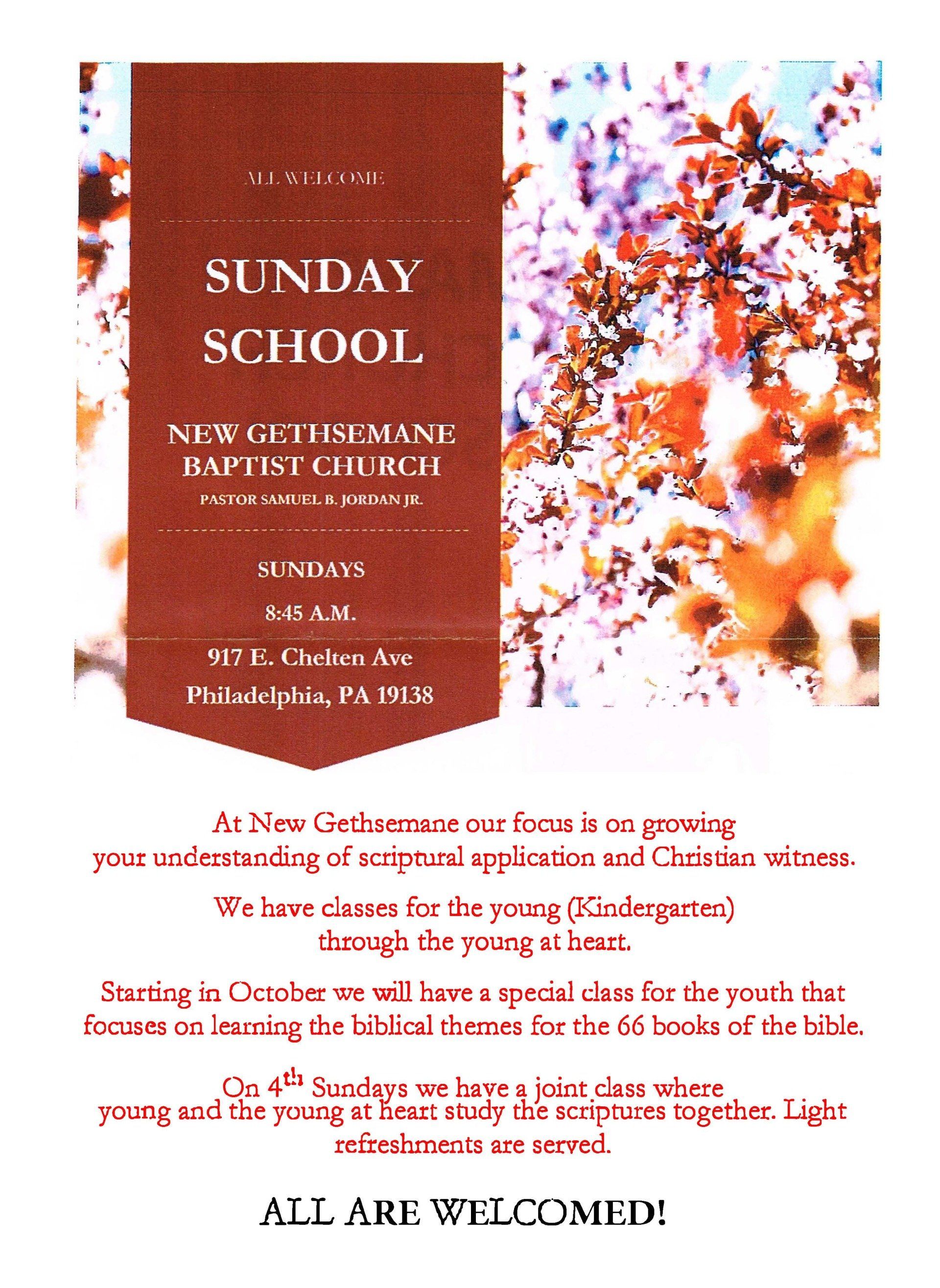 Sunday School