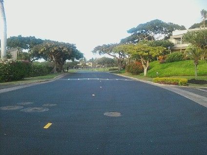 Our asphalt resurfacing and repair job in Puunene