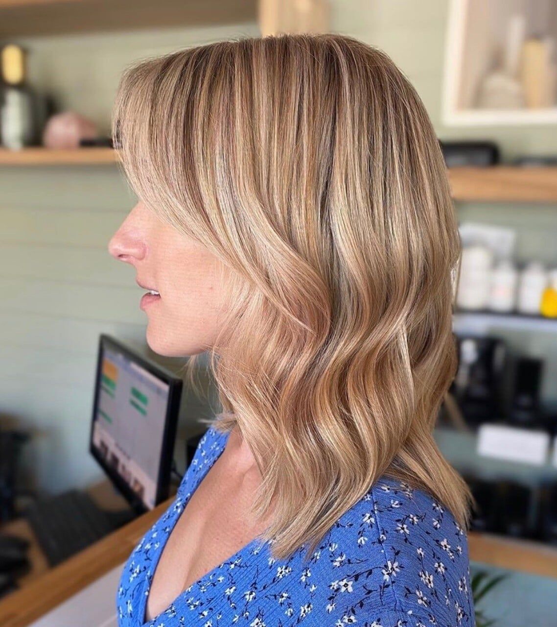 Blonde beach waves hair — Hairdressers Central Coast in Forresters Beach, NSW