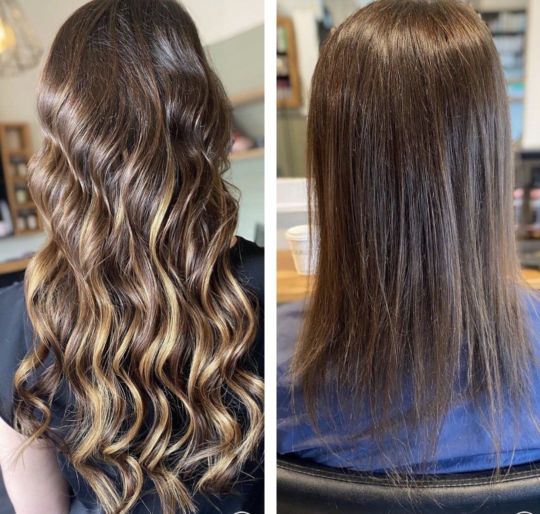 Hair extension — Hairdressers Central Coast in Forresters Beach, NSW