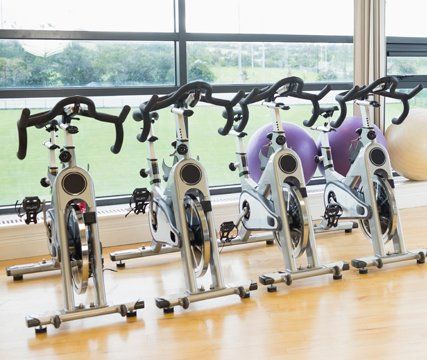 Various color in exercising cycle for hire