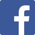 Facebook logo: white 