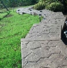 Stamped Walkway on the Garden — Ewing, NJ — Pave Patrol, LLC