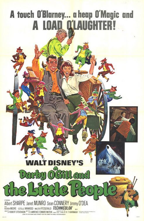 Poster For the film Darby O'Gill and The Little People by Reynold Brown. Michael Kroth Profound Living