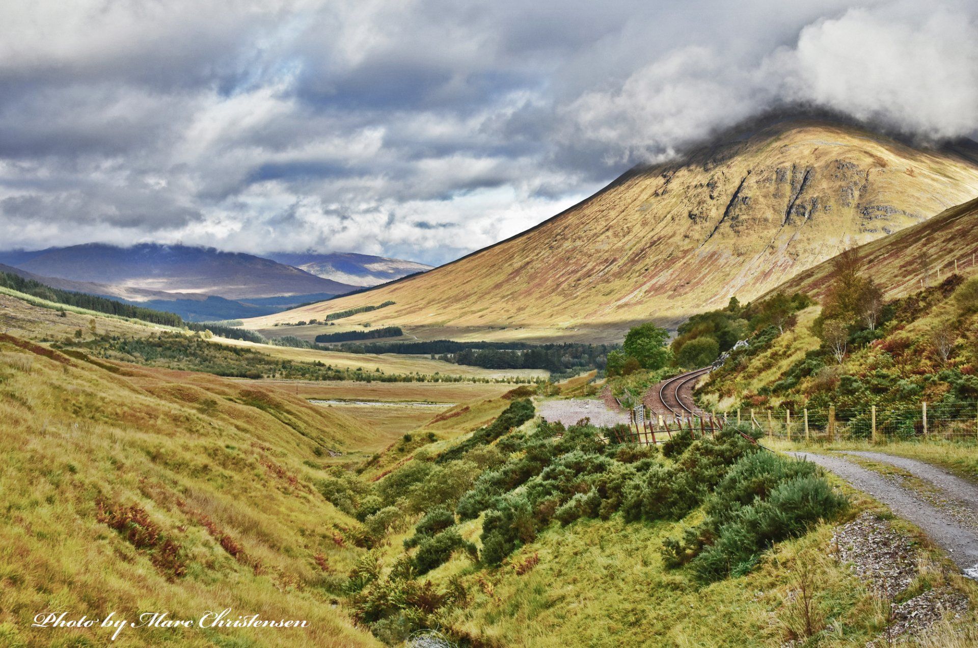 Bridge of Orchy, in Scotland, County of Argyll. Marc Christensen. Profound Living MIchael Kroth