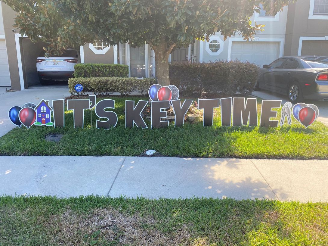new home yard card