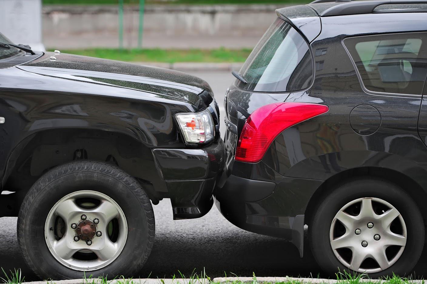 Auto Body Repairs — Two Cars Collided in Traverse City, MI