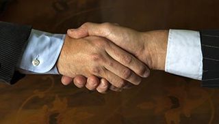 Sealing the deal with a handshake | Easton, MD | Kopen & Collison Sealing the deal with a handshake | Easton, MD | Kopen & Collison