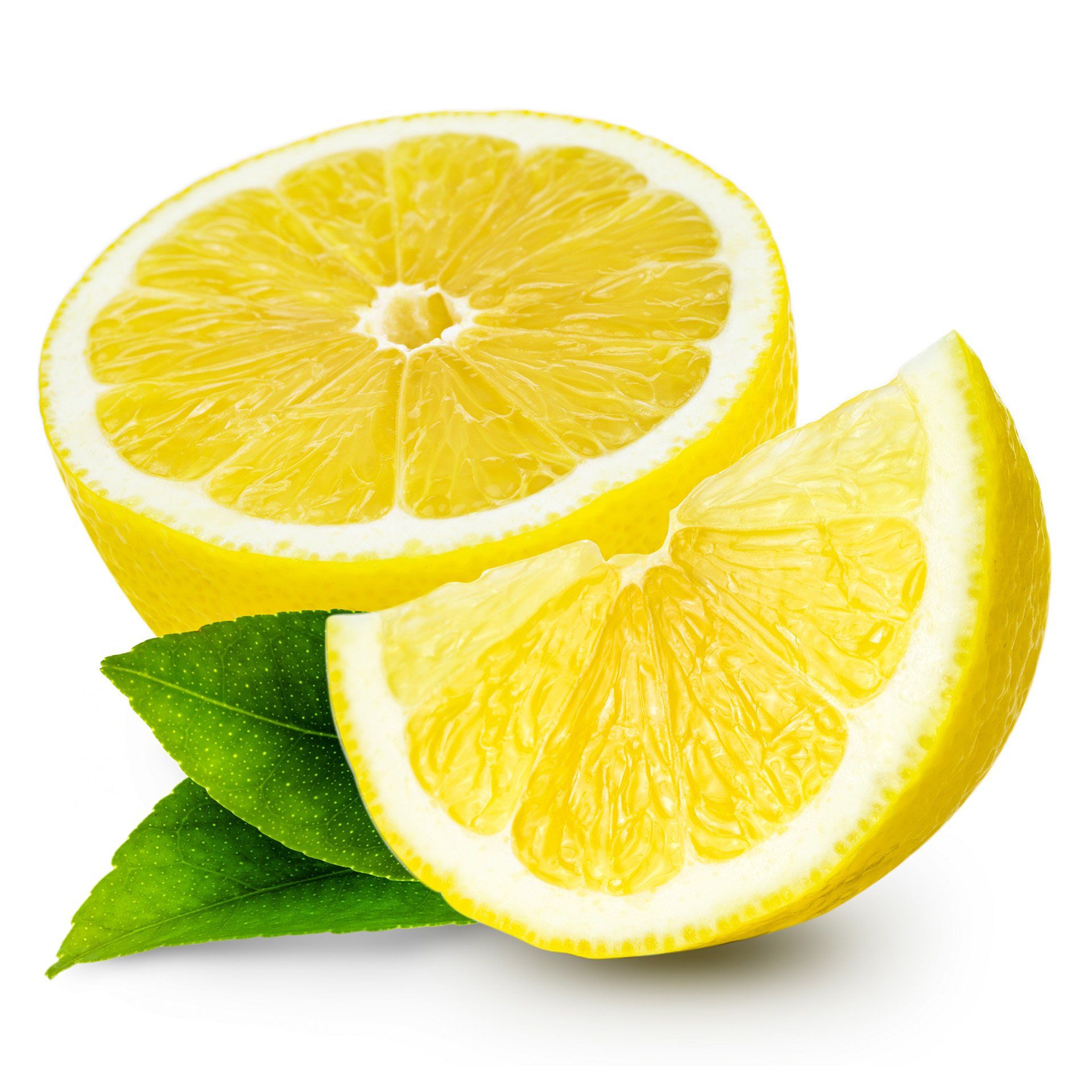 bottiglietta di oli essenziali al limone