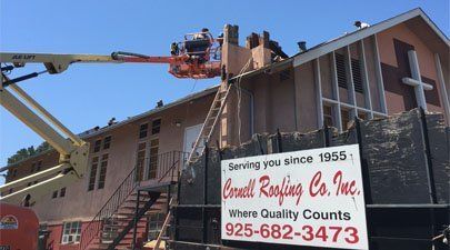 Roofing Installation Project — Concord, CA — Cornell Roofing Co., Inc.