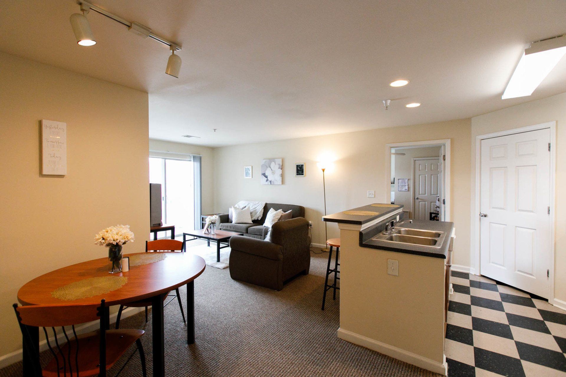 Kitchen and living area | Eagles Landing Apartment Homes