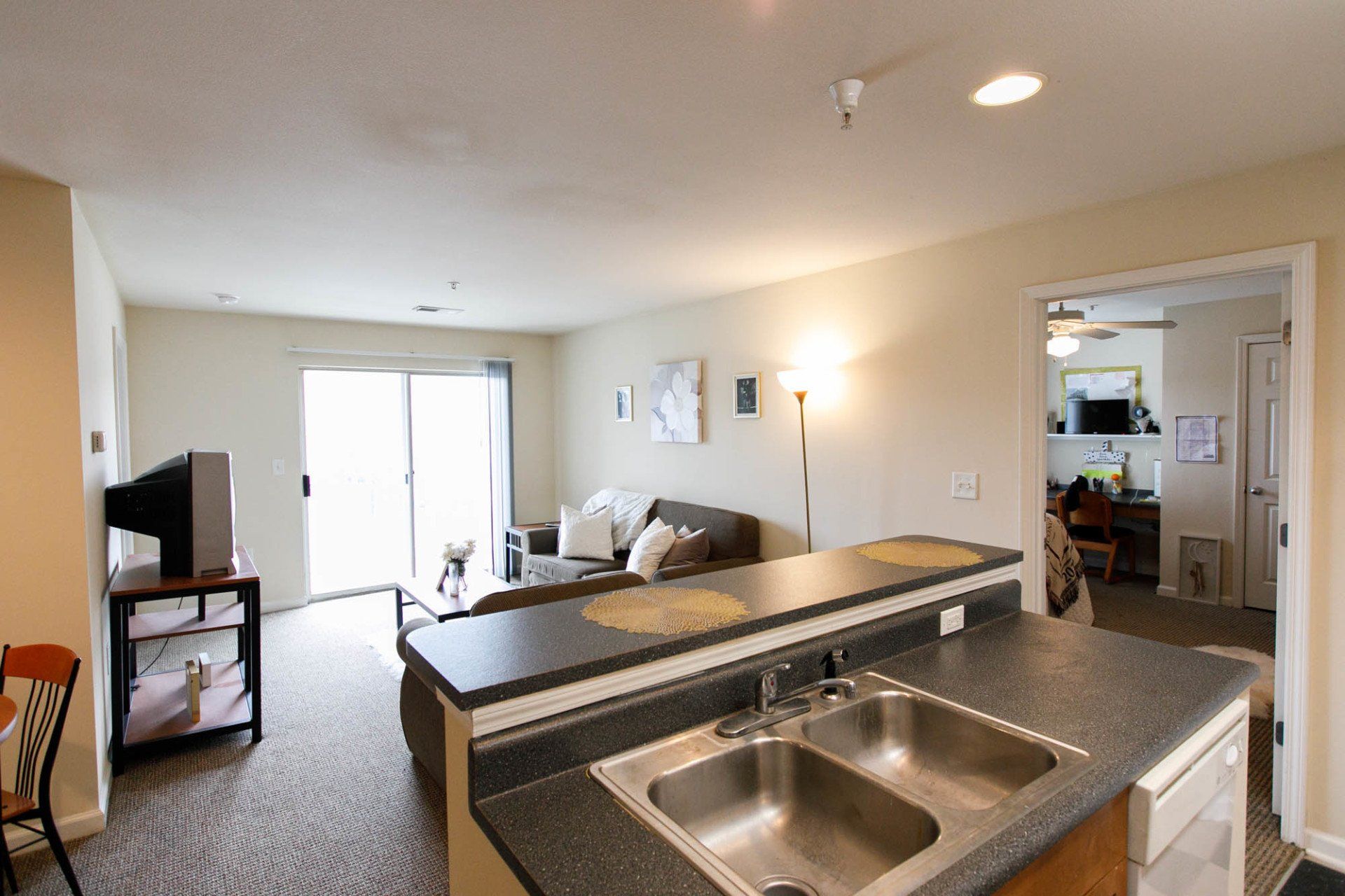 Kitchen and living area | Eagles Landing Apartment Homes