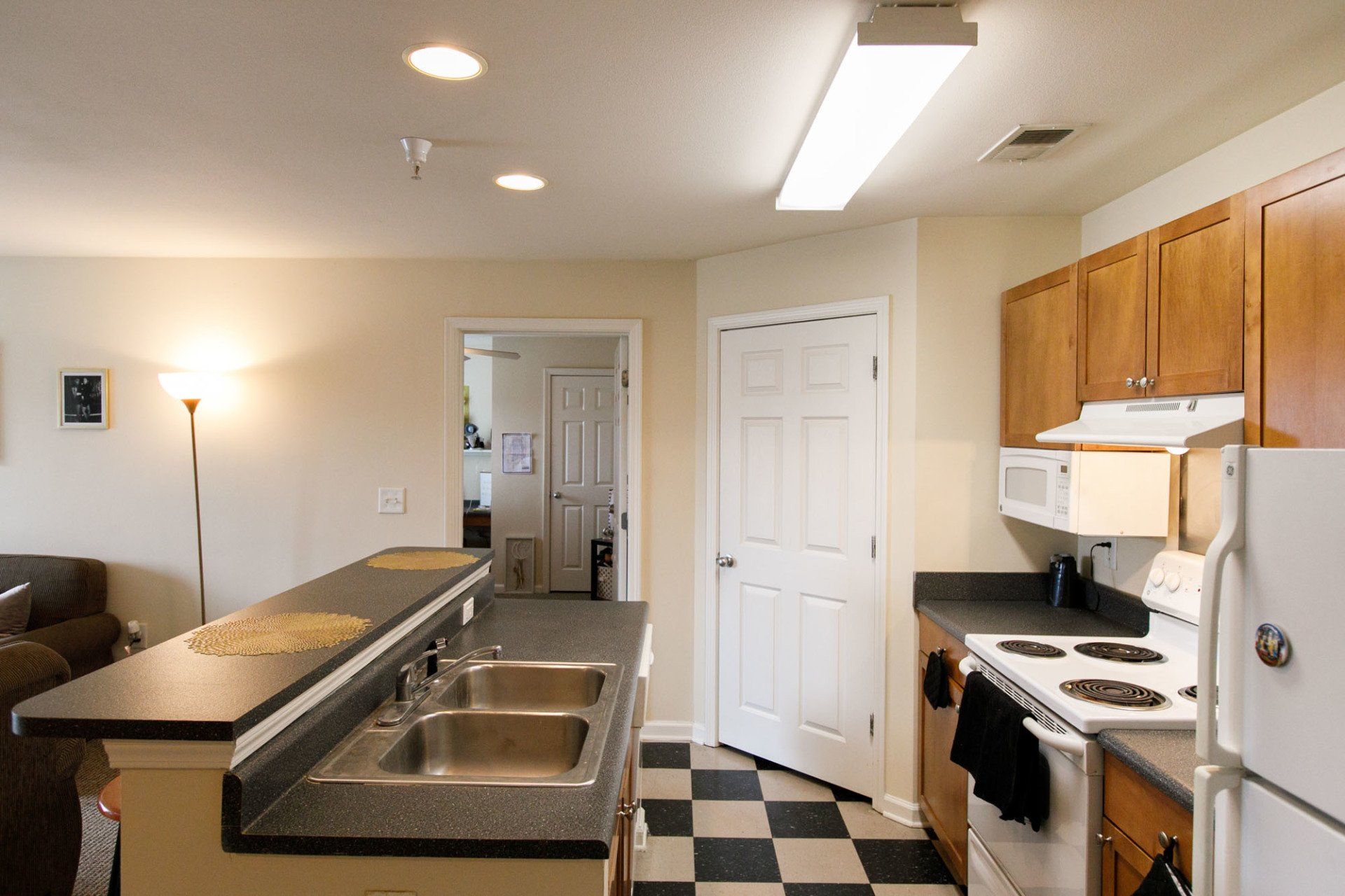 Kitchen and living area | Eagles Landing Apartment Homes