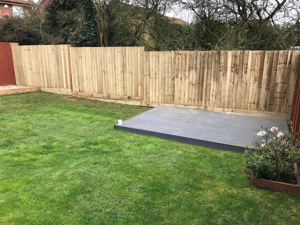 garden fencing installed