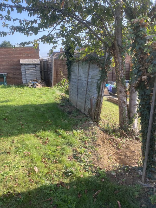 broken fencing