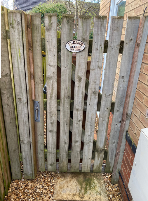 old timber gate