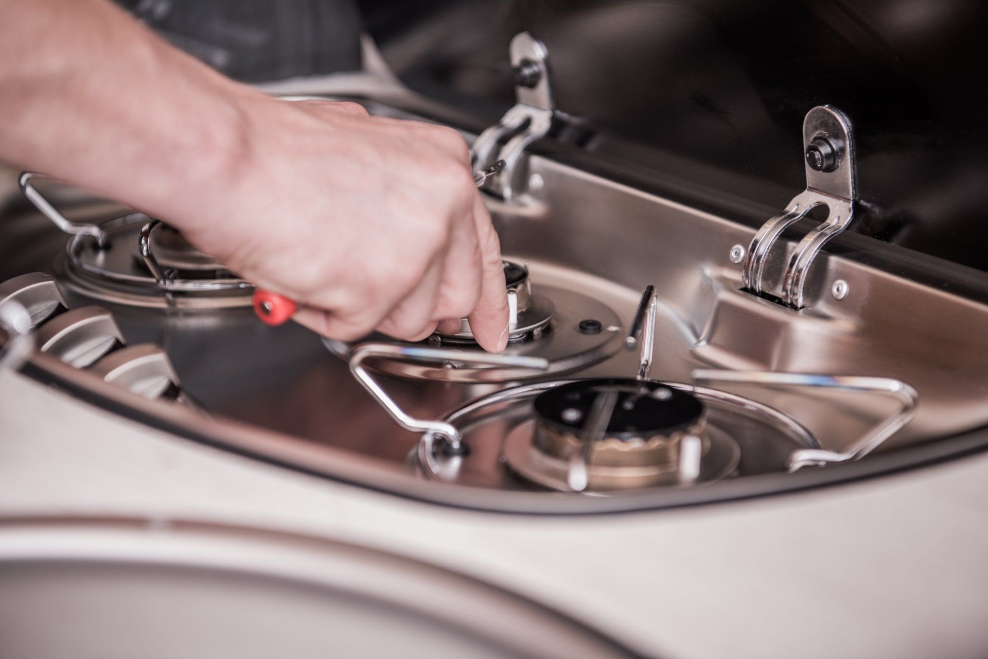 Fixing RV's Kitchen Sink — Fort Myers, FL  — RV Doctor Inc.
