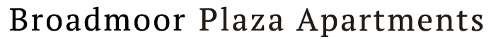 Broadmoor Plaza Apartments Logo