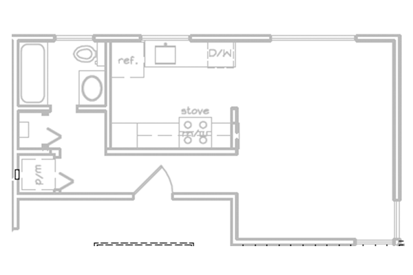 studio floor plan