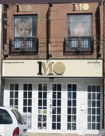 Hair salon signage design by Karen Klucowicz