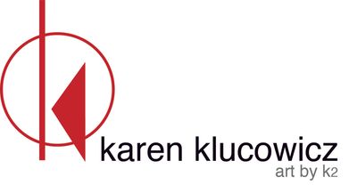 Logo of art by k2, karen klucowicz