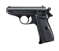 WALTHER PPK/S Black CO2 BBs (.177)
