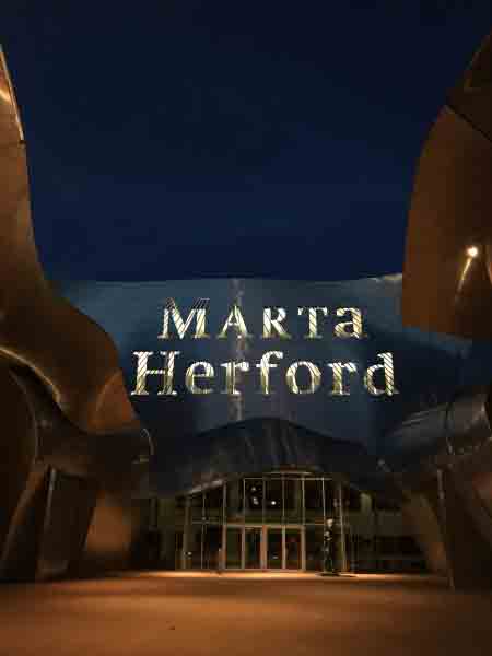 Nächtliche Außenansicht Marta Herford 