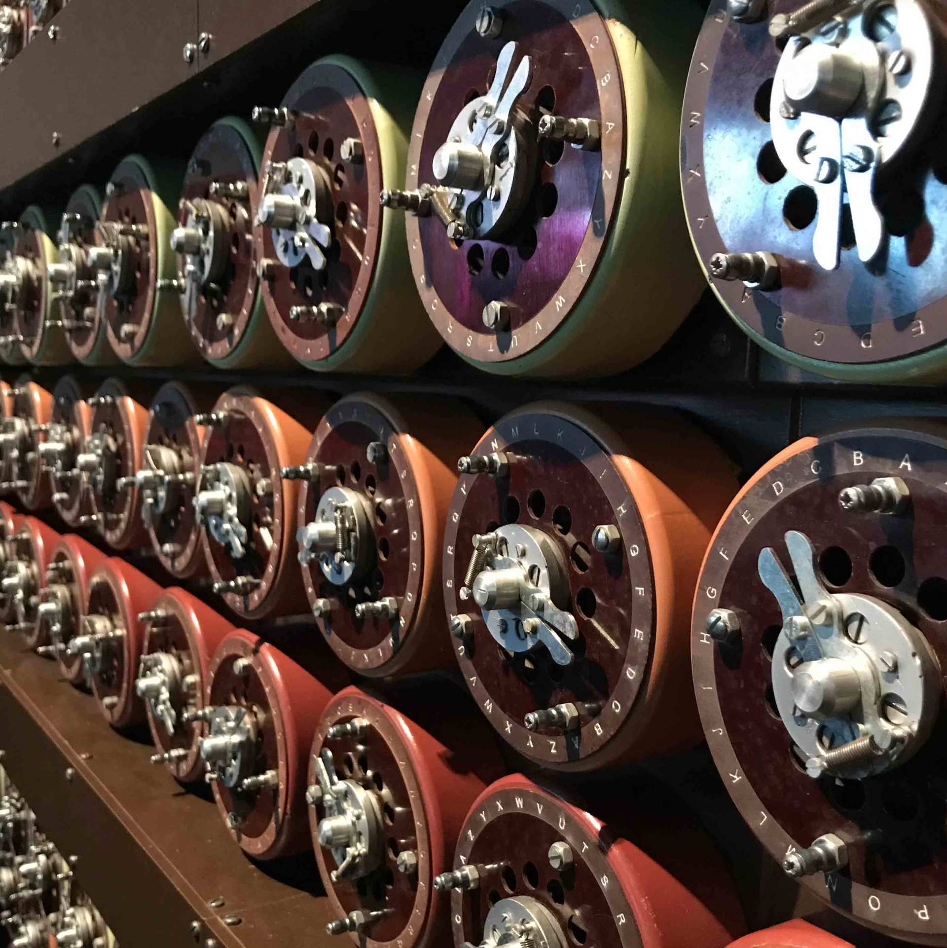 Maschine für den Turing Test in der Ausstellung