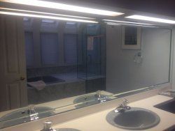 Overlay Framed Mirror - custom art glass in Baltimore, MD