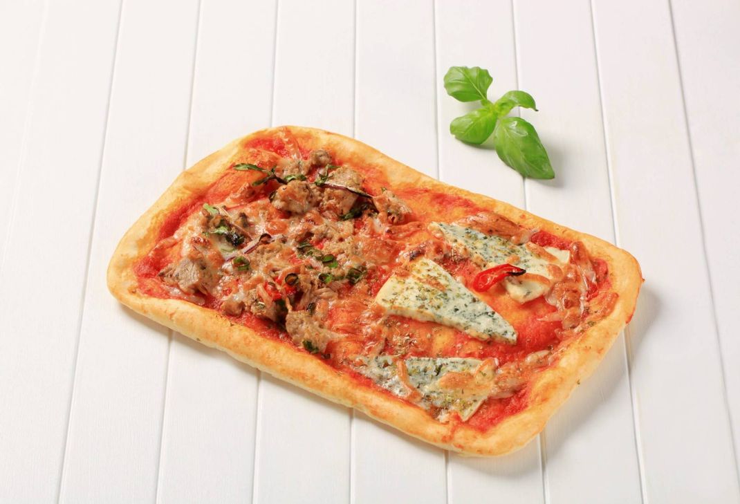 Pizza a taglio, due gusti