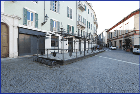Gazebo in ferro