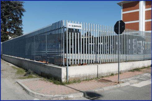 Recinzione in metallo